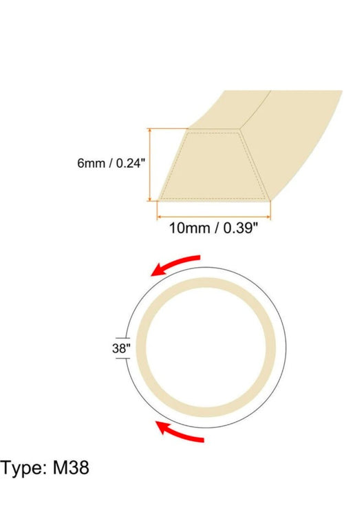 Sewing machine belt 38-size Premium Quality| VISHNU SERVICE